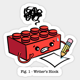 Writer's Block Sticker